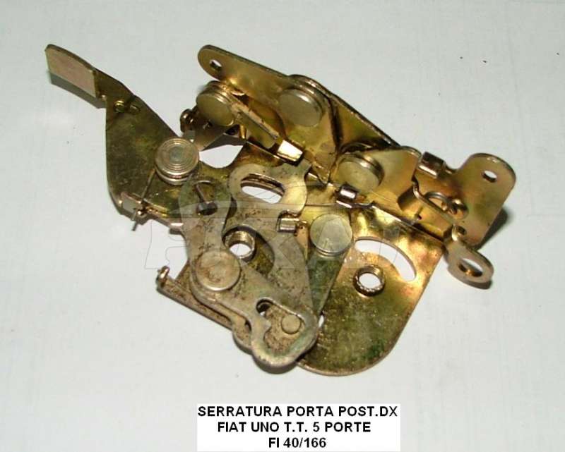 SERRATURA PORTA FIAT UNO 5 PORTE POST.DX
